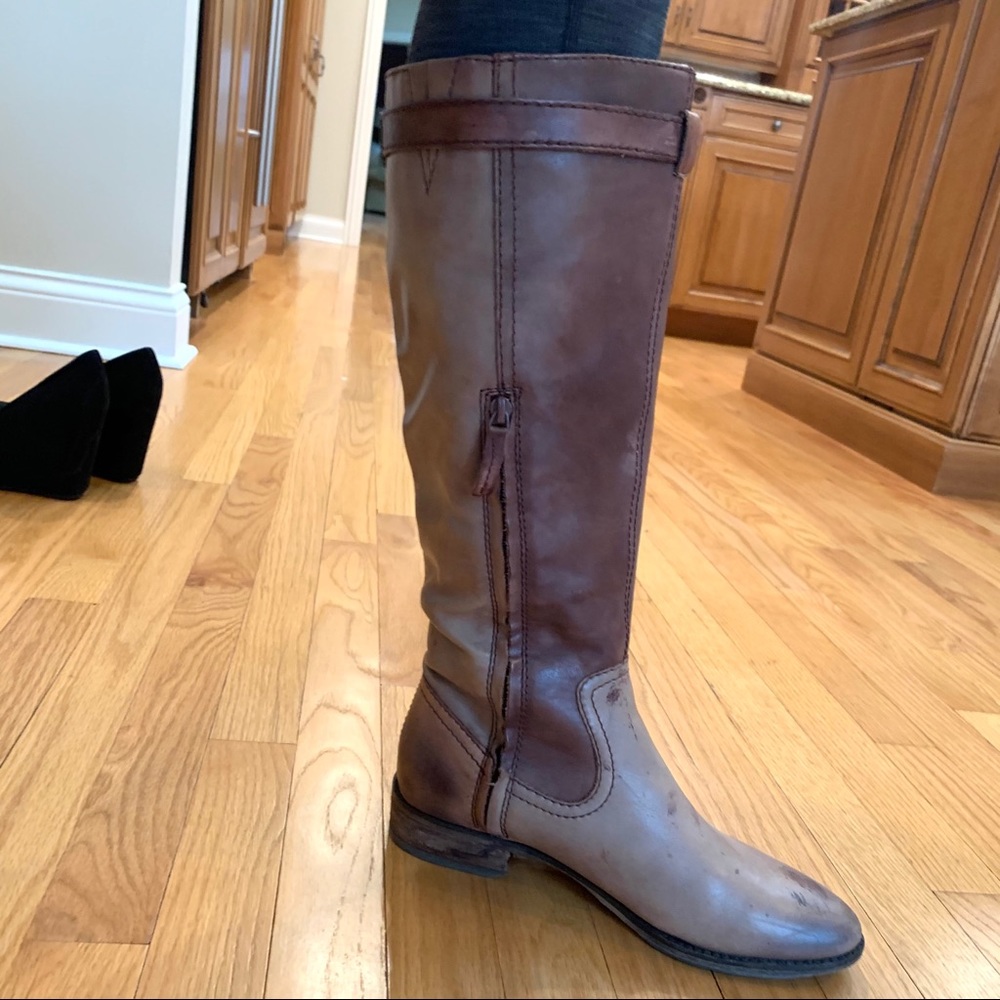 Brown Boots With Buttons Up The Side - image 6